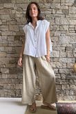 Elsie Pure Cotton Cap Sleeve Blouse White